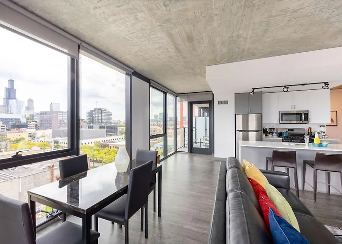 Apartamento Sophisticated 3br - New Modern And Luxurious Chicago