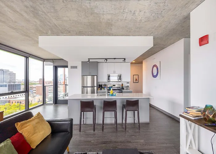 Sophisticated 3br - New Modern And Luxurious Apartamento Chicago